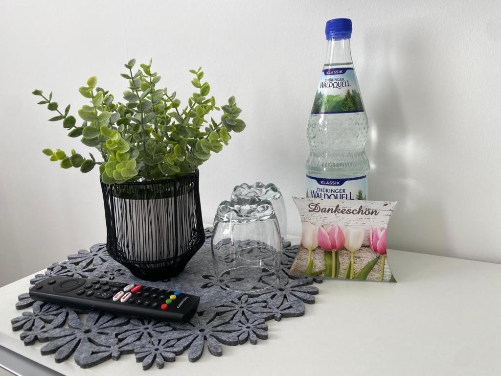 Schoene Ferienwohnung „Zum Glueck Tropical“ Eisenach Eksteriør bilde