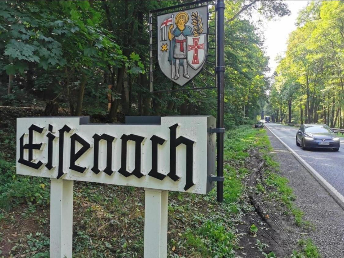 Schoene Ferienwohnung „Zum Glueck Tropical“ Eisenach Eksteriør bilde